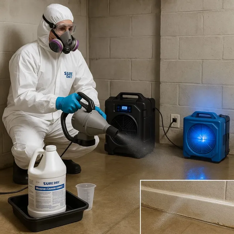 Sanitization and Odor Removal process in Sheridan, IN