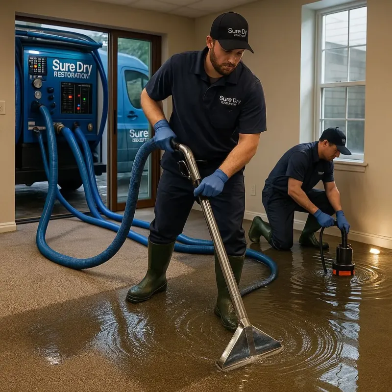 Water Extraction and Removal process in Sheridan, IN